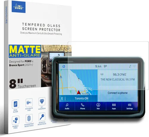 Miniatura 9 de Protector de pantalla de vidrio templado prémium para Ford Bronco 2021 2022 2023 2024 2025 Accesorios de infoentretenimiento para pantalla táctil