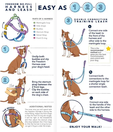 Miniatura 3 de 2 Hounds Design Freedom - Arnés para perro sin tirones, ajustable, suave y cómodo para pasear fácilmente al perro, para perros pequeños, medianos