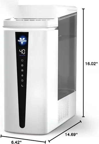 Miniatura 10 de Vornado MISTIC 8 Humidificador ultrasónico para toda la habitación, llenado superior, aromaterapia, tanque de 2 galones, salida de 3 galones