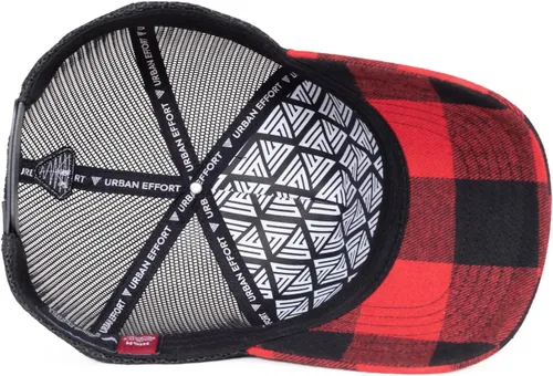 Miniatura 144 de Urban Effort Gorra trasera de malla, para hombres y mujeres, gorra de béisbol de 5 paneles, gran cierre a presión para caza y senderismo