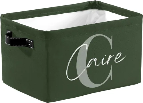 Miniatura 11 de Cesta de regalo personalizada con nombre, caja de juguetes de almacenamiento personalizada para niños, organizador de cubos de almacenamiento