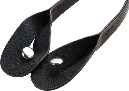 Miniatura 33 de AWAYTR Tirantes de botón marrón para hombre, tirantes elásticos ajustables en forma de Y