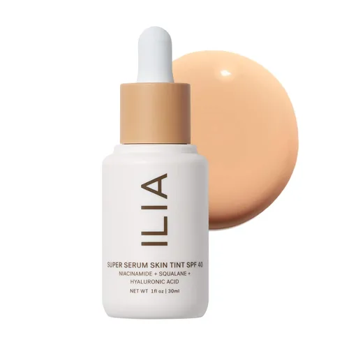 Miniatura 25 de ILIA - Tinte de piel Super Serum SPF 40 Sin comedogénesis, vegano, ligero para ayudar contra la luz azul, + contaminación mientras hidrata, Balos