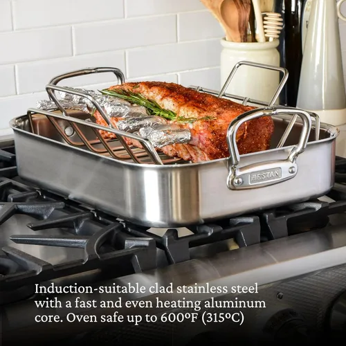 Miniatura 6 de Hestan Provisiones: tostador clásico revestido de 16.5" con estante de acero inoxidable