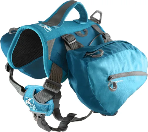 Miniatura 8 de Kurgo Mochila alforja para perro, arnés para perro, paquete de senderismo para perros, paquetes para mascotas para llevar, arnés de chaleco