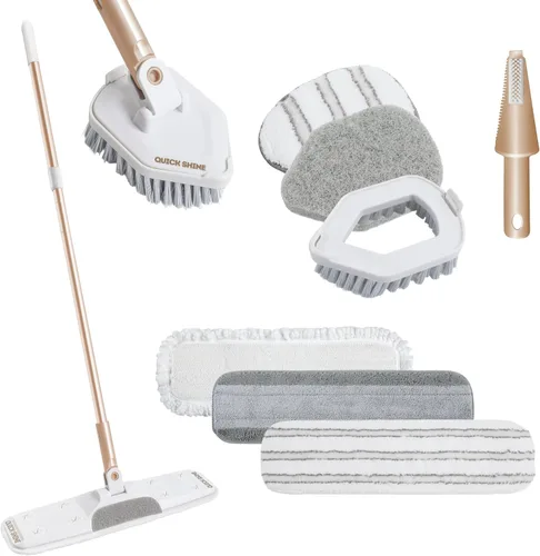 Miniatura 21 de Kit de limpieza y pulido Quick Shine Ultimate Gold Clean + Polish Kit todo en uno de 11 piezas con accesorios intercambiables Incluye limpiador