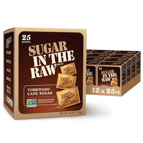 Miniatura 13 de SUGAR IN THE RAW, paquetes de azúcar de caña granulada, 200 unidades (paquete de 2)