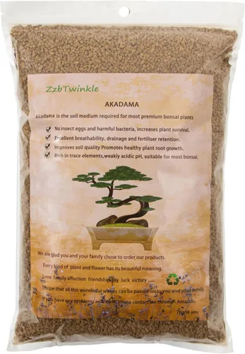 Miniatura 6 de Suelo japonés súper duro para bonsái Akadama – Grano extra pequeño (2 libras) Ideal para esquejes, cultivo de plántulas, plantas de raíces finas