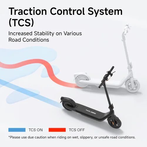 Miniatura 9 de Segway Ninebot E2 Plus II/E2 Pro/E3 Pro Electric Scooter, 15.5–20 MPH, Long Range, Dual Elastomer Suspension (E3 Pro only), Foldable Adult Scooter