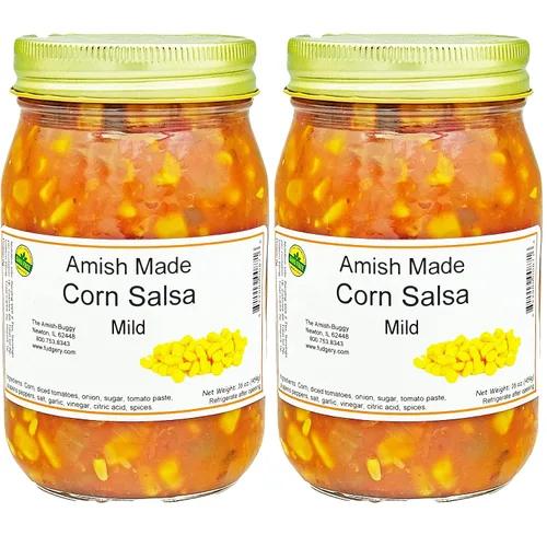 Miniatura 8 de Amish Made Salsa - Tarros de 2 a 16 oz (maíz mediano)