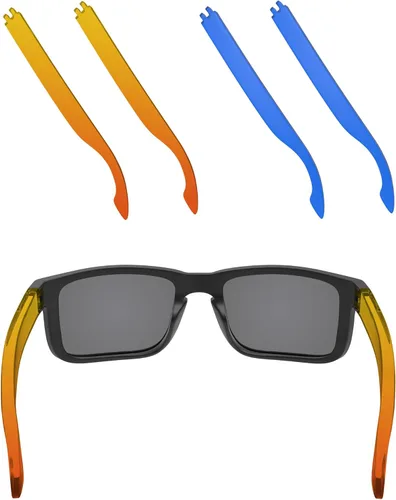 Miniatura 10 de EZReplace 1 par/2 pares de patillas de repuesto para gafas de sol Oakley Holbrook OO9102 OO9244/Holbrook XL OO9417 Negro