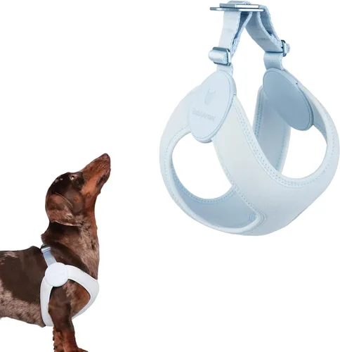 Miniatura 10 de Arnés Ultra Cómodo para Perros Ajustable Chaleco Suave para Perros, Cierre de Hebilla de Aleación Ligero Elástico Arnés para Cachorros Step in