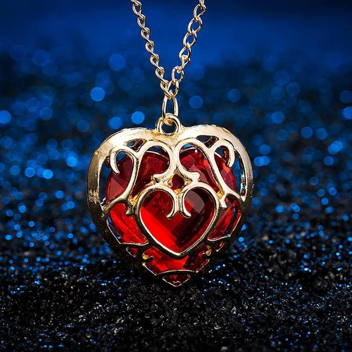 Miniatura 4 de Winssigma The Legend of Zelda - Juego de joyas de collar inspirado en la leyenda de Zelda para fanáticos Zinc No es una piedra preciosa