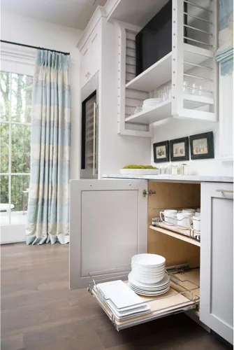 Miniatura 3 de Rev-A-Shelf Estante organizador extraíble de superficie sólida con cierre suave