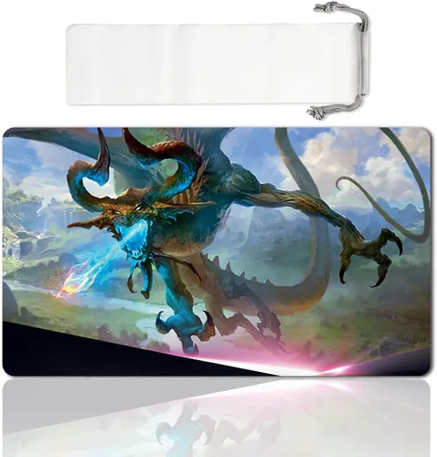 Miniatura 11 de Juego de mesa MTG Playmat Games Tamaño 60X35 cm CCG Compatible para MTG CCG RPG Juego de cartas coleccionables (Ajani Steadfast)