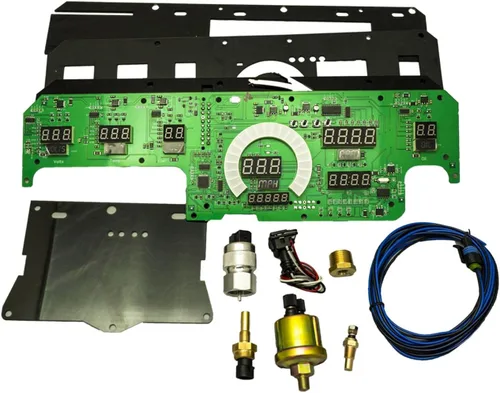 Miniatura 4 de Intellitronix Panel de medidor digital LED para Dodge Duster/Dart (1970-1976) DP1805B (azul)