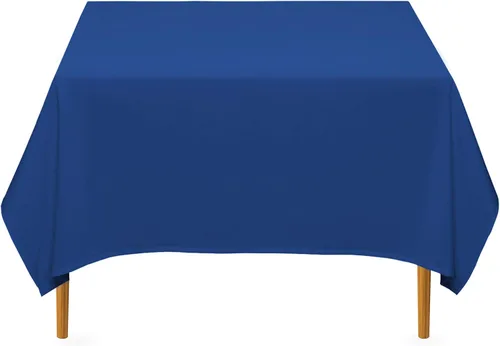 Miniatura 16 de Lann's Linens - Mantel cuadrado premium de 70 pulgadas para bodas/banquetes/restaurantes - Mantel de tela de poliéster - Blanco