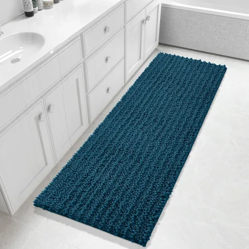 Miniatura 141 de Yimobra Alfombras de Baño Antideslizantes Lavables - Alfombra de Baño de Chenilla Ultra Suave Absorbente, Alfombra Peluda de Secado Rápido para Negro