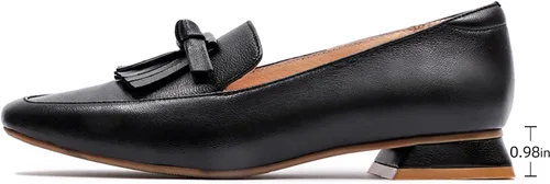 Miniatura 2 de Mona Flying Mocasines de cuero para mujer, estilo informal, planos, para mujeres y jóvenes