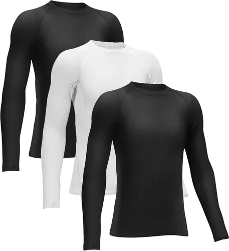 Paquete de 4 o 3 leggings de compresión para niños y jóvenes, pantalones atléticos, capa base deportiva para niños