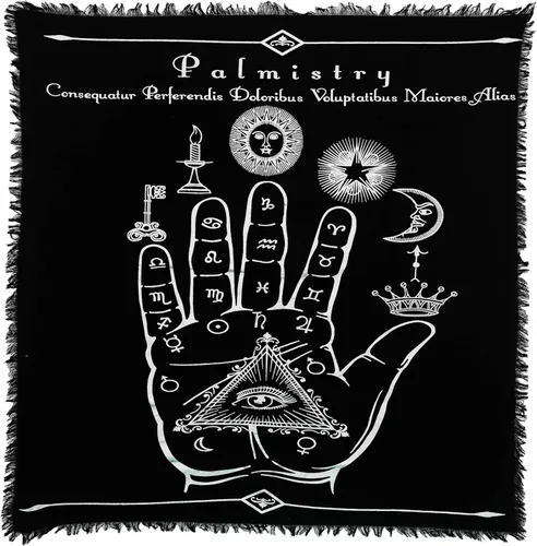 Miniatura 20 de Indian Consigners Paño de altar celta pentagrama brujería Alter Tarot Spread Top Cloth Wiccan Square Spiritual 18 por 18 Sagrado