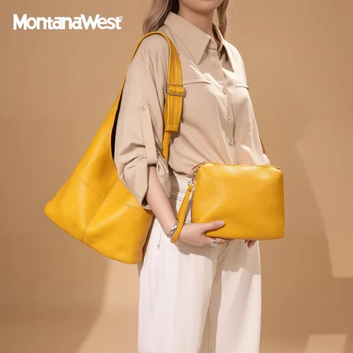 Miniatura 2 de Montana West - Bolso para mujer tipo hobo, ultra suave, plegable, con monedero