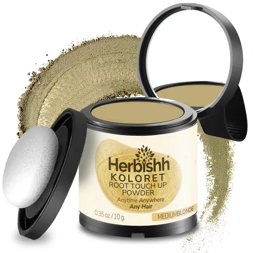 Miniatura 11 de Koloret - Polvo de retoque de raíz, polvo negro natural para mujeres y hombres, cobertura instantánea de raíces para cobertura de canas, corrector