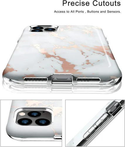 Miniatura 4 de BAISRKE Funda para iPhone 11 Pro Max, [Protector de pantalla integrado] Carcasa protectora de doble capa de cuerpo completo a prueba de golpes
