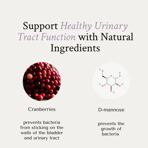 Miniatura 5 de NeuEve Suplementos urinarios de arándano y D manosa para defensa de la salud urinaria, ingredientes totalmente naturales 90 cápsulas veganas