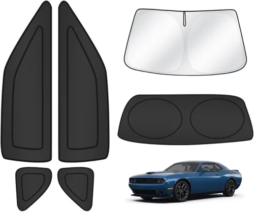 Miniatura 55 de T TGBROS Parasol para parabrisas para Honda Civic 2022-2025 2026, parasol grueso con bloqueo UV y opaca, para privacidad, plegables, 8 accesorios