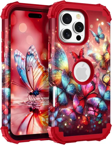 Miniatura 122 de Hocase Funda para iPhone SE 2022/2020, resistente a prueba de golpes, de plástico duro+goma de silicona, funda protectora híbrida para iPhone SE