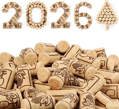 Miniatura 7 de Qunclay 300 corchos de vino de madera natural, tapones de corcho para botellas de vino, proyectos de manualidades, embotellado casero resistente a