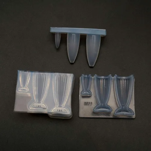 Miniatura 5 de DIY 3D botella de vidrio resina molde taza taza simulado comida mini pastel molde de silicona