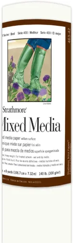 Miniatura 12 de Strathmore 400 Serie, Bloc de Dibujo para Técnica Mixta Tono Azul 6"X8" - 15 Hojas - 62462406 Azul Tonificado