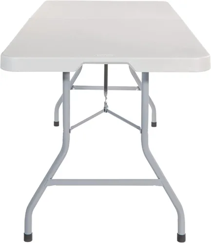 Miniatura 6 de Mesa cuadrada de resina multiuso Office Star Work Smart 36 x 36 x 29 pulgadas, MetalPlástico/Resina, Blanco
