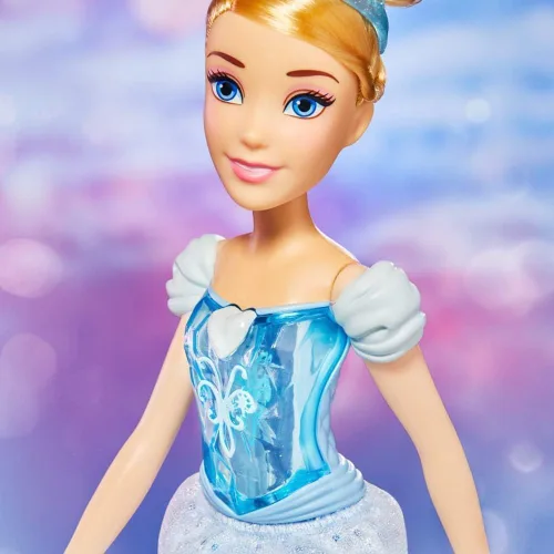 Miniatura 4 de Disney Princess Royal Shimmer - Muñeca de Cenicienta, muñeca de moda con falda y accesorios, juguete para niños a partir de 3 años