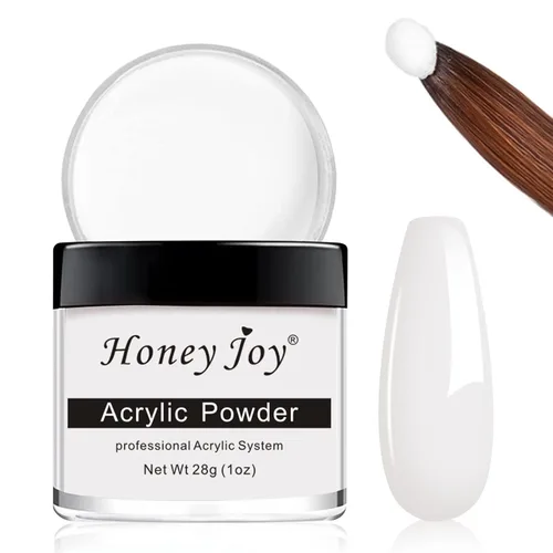 Polvo acrílico profesional de 0.99 oz/caja de uñas acrílicas para uñas francesas color blanco transparente rojo desnudo para extensión de uñas,