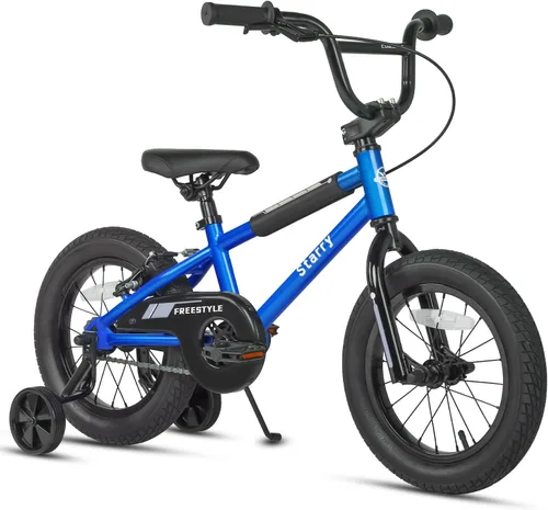 Miniatura 18 de cubsala Bicicleta para niños de 12, 14, 16, 18 pulgadas, estilo BMX, con ruedas de entrenamiento, freno para niños de 2 a 10 años, varios