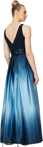 Miniatura 3 de S.L. Fashions Womens Sleeveless Long Satin Mother of The Bride Dress with Pockets, Formal Party Gown