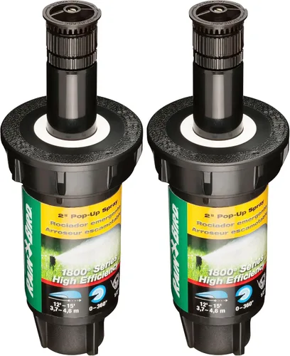 Miniatura 11 de Rain Bird 1804HV15PR - Aspersor profesional de regulación de presión (PRS) emergente de alta eficiencia, patrón ajustable de 0° a 360°, distancia