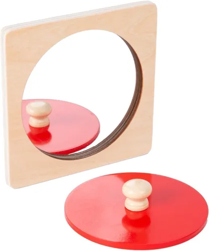 Miniatura 7 de Montessori - Kit de juguetes para bebés, espejo, peekaboo, rompecabezas de perillas, tambor giratorio, bola arcoíris - niños pequeños de 6 a 12 meses