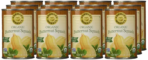 Miniatura 5 de Farmer's Market Foods - Puré orgánico de calabaza, Kosher, certificado orgánico por USDA, sin gluten y sin OMG, 15 onzas (paquete de 12)