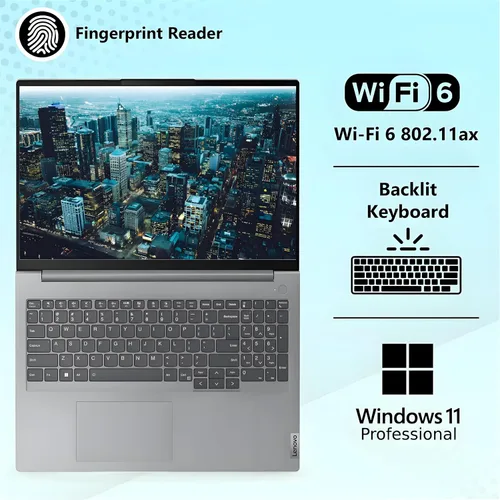 Miniatura 5 de Lenovo Portátil empresarial FHD+ de 16 pulgadas: alto rendimiento para programación, análisis de datos y edición de video, Intel Core i7-13700H, 64