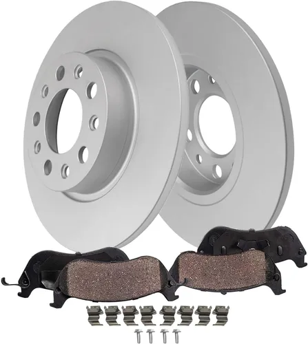Miniatura 15 de Detroit Axle - Kit de freno trasero para Toyota Tacoma 2005-2019 de 6 orejetas, tambores de freno de disco, zapatas de freno semi-metálicas