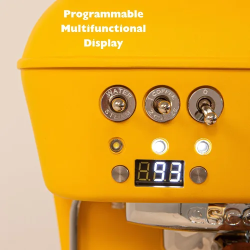Miniatura 5 de Ascaso Dream PID, máquina de café espresso programable para el hogar con controles volumétricos, 120 V (antracita)
