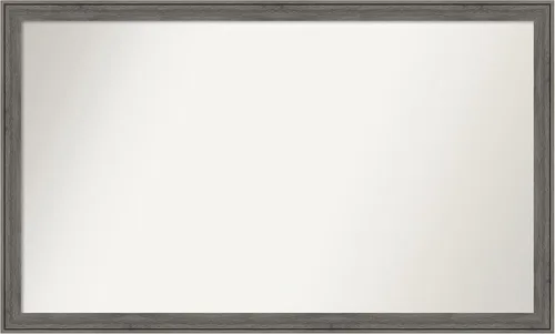 Miniatura 308 de Amanti Art Espejo personalizado, espejo de baño gris plomo a rayas, espejo de pared o espejo de tocador de baño sobre el fregadero