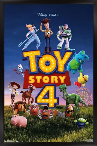 Miniatura 9 de Trends International Disney Pixar Toy Story 4 - Póster de pared de una hoja, 14.725 x 22.375 pulgadas, versión enmarcada plateada Versión con marco