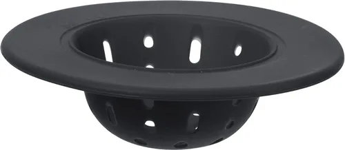 OGGI Colador de silicona para fregadero de cocina, colador de drenaje de fregadero, tapón de drenaje, tapón de fregadero, borde de 4.6 pulgadas de