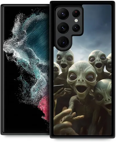 Miniatura 21 de Funda compatible con Samsung Galaxy S22 Ultra, funda protectora antideslizante y a prueba de golpes para hombres y mujeres, goma de silicona suave +