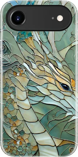Miniatura 140 de LUHOURI Funda para iPhone 12 Mini, compatible con carga inalámbrica, doble capa, interior de silicona suave + carcasa exterior dura, bonito diseño